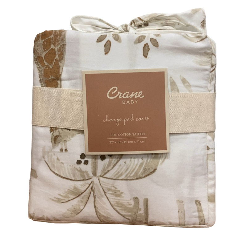 Crane Baby Change Pad Cover, Kendi Animals
