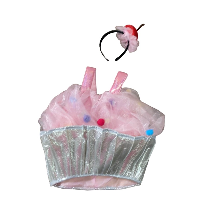 Pottery Barn Kids Light Up Cupcake Costume, 3T