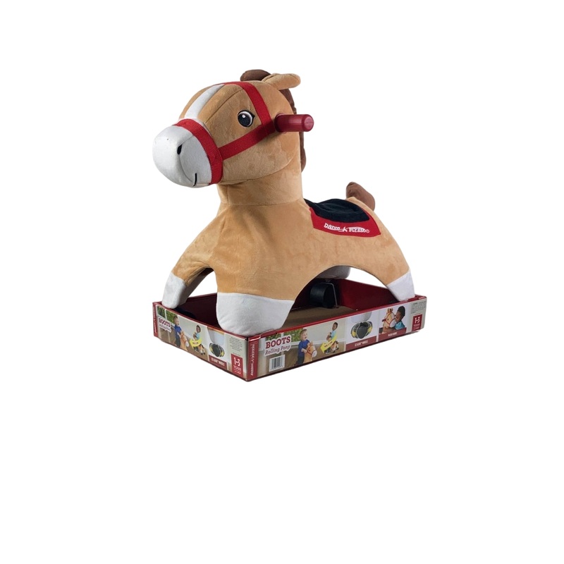 Radio Flyer Rolling Ride-On Pony, Boots