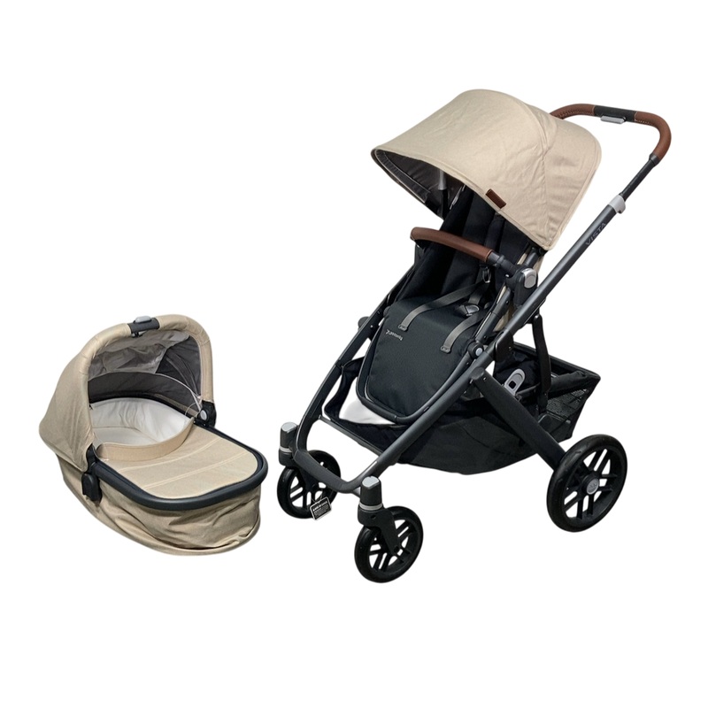 UPPAbaby VISTA V2 Stroller, 2024, Liam (Oat Melange/Carbon)
