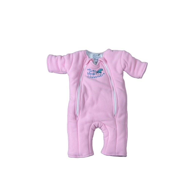 Baby Merlin’s Magic Sleepsuit, Pink, Small 3-6 Months, Fleece