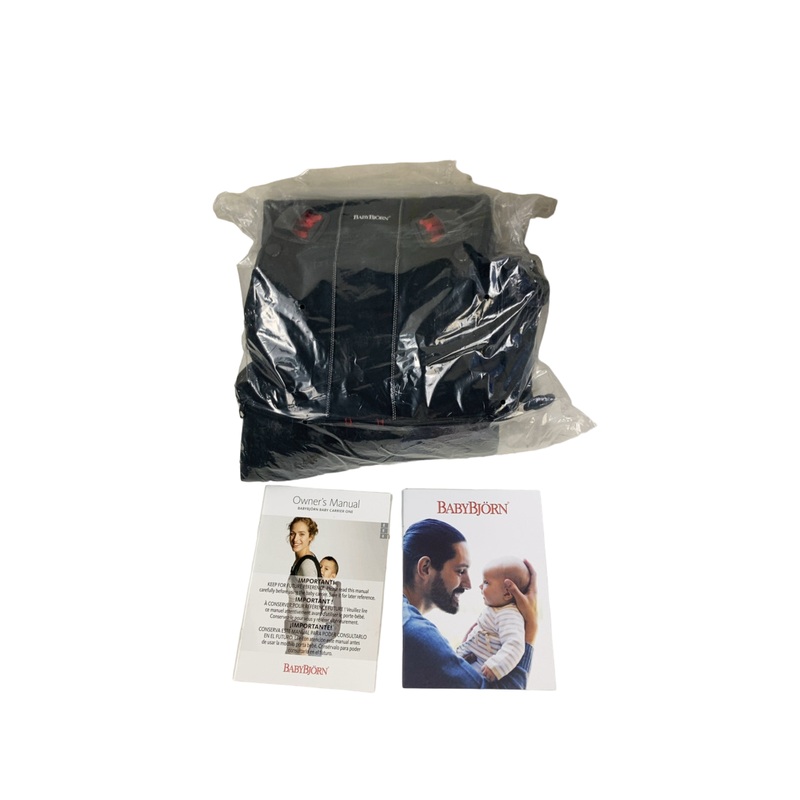 BabyBjorn Baby Carrier One, Black Cotton Mix
