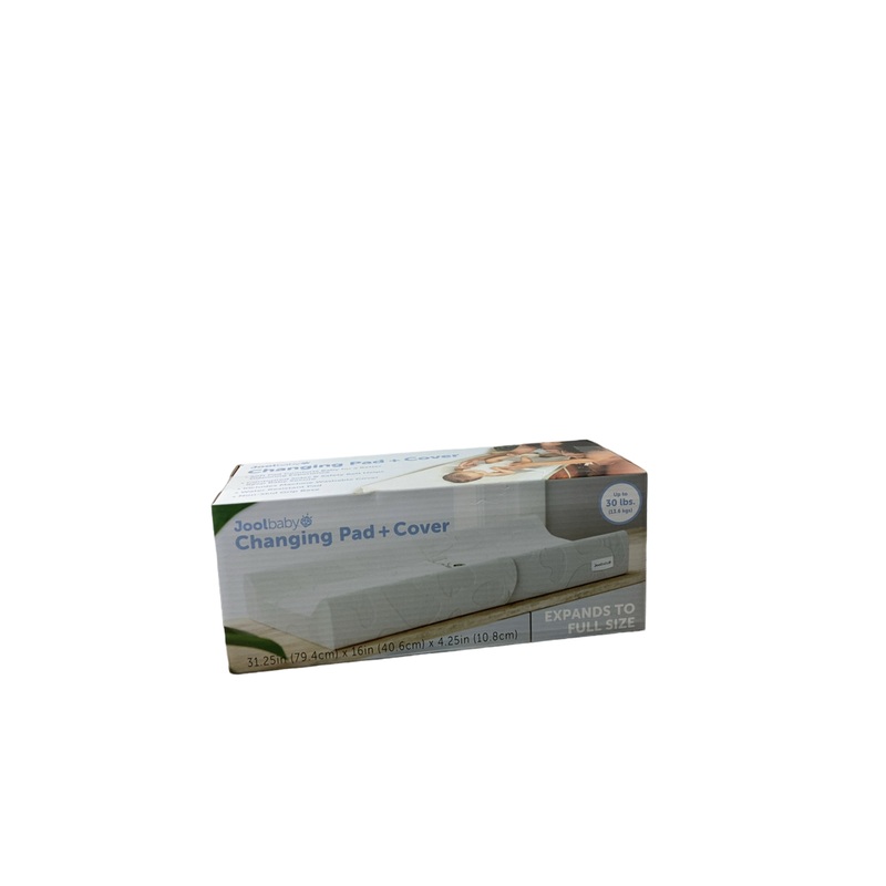 Jool Contoured Changing Pad And Cover, White Pebble