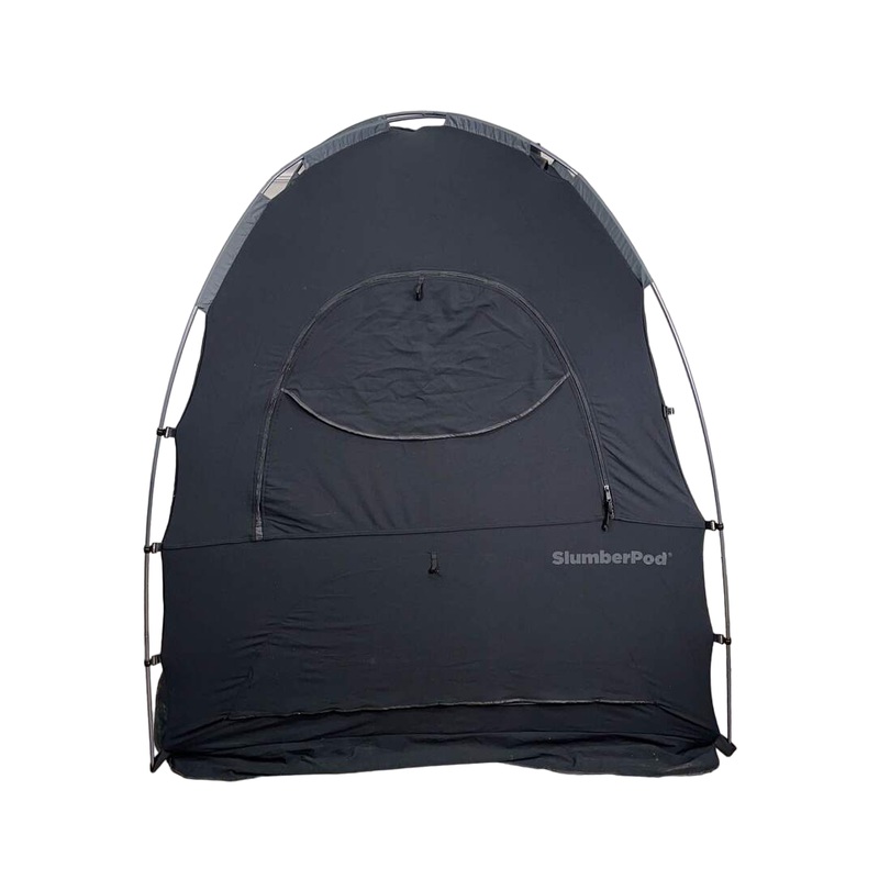SlumberPod 3.0 Sleep Canopy, Black with Grey Accents