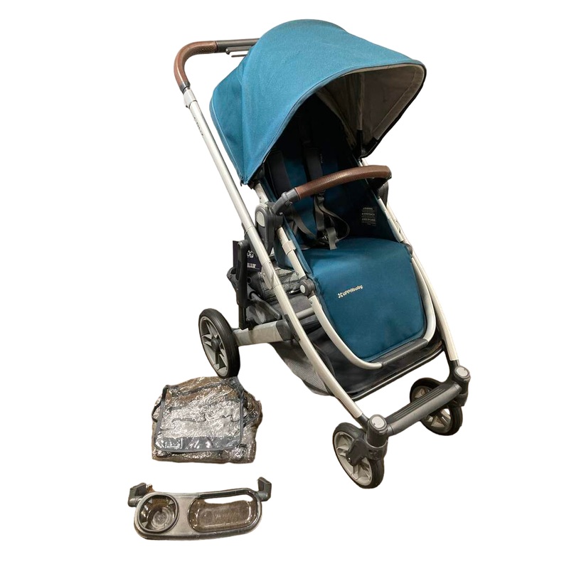 UPPAbaby CRUZ V2 Stroller, 2019, Finn (Deep Sea)