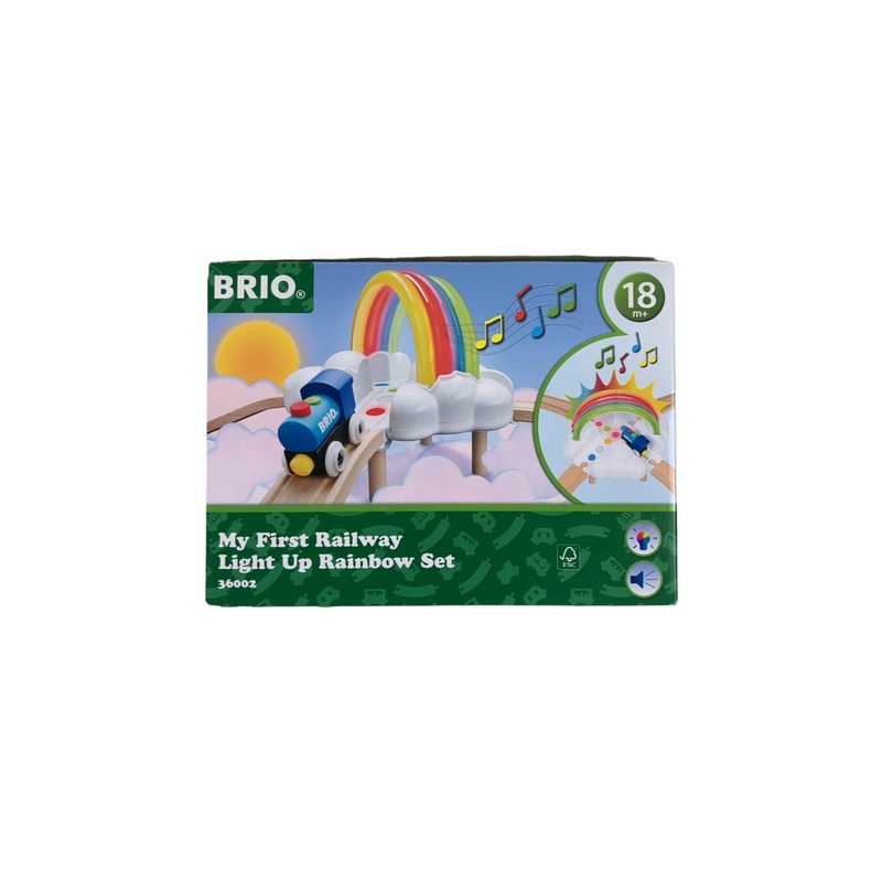 Brio My First Railway Light Up Rainbow Set