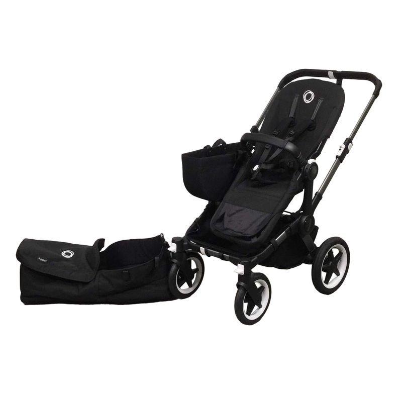 Bugaboo Donkey 5 Mono Base Stroller, 2023, Graphite, Midnight Black