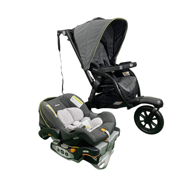 Chicco Activ3 Jogging Stroller Travel System, Solar, 2022