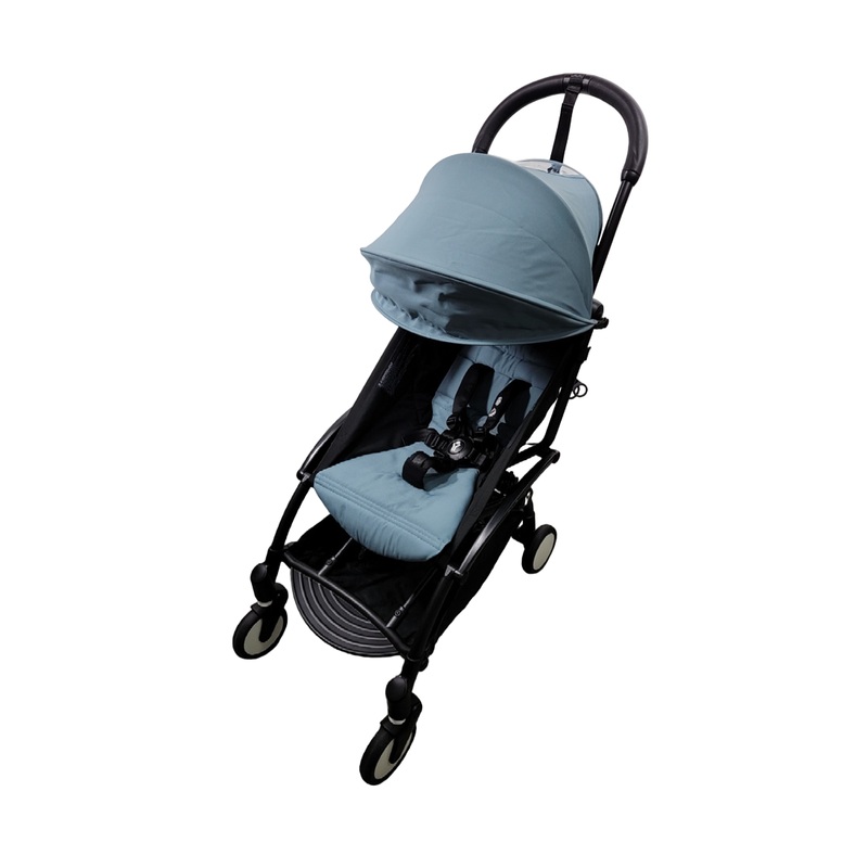 Babyzen YOYO2 Complete Stroller, 2022, Black with Aqua