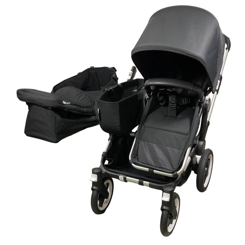 Bugaboo Donkey 5 Stroller Mono, 2024, Aluminum, Midnight Black