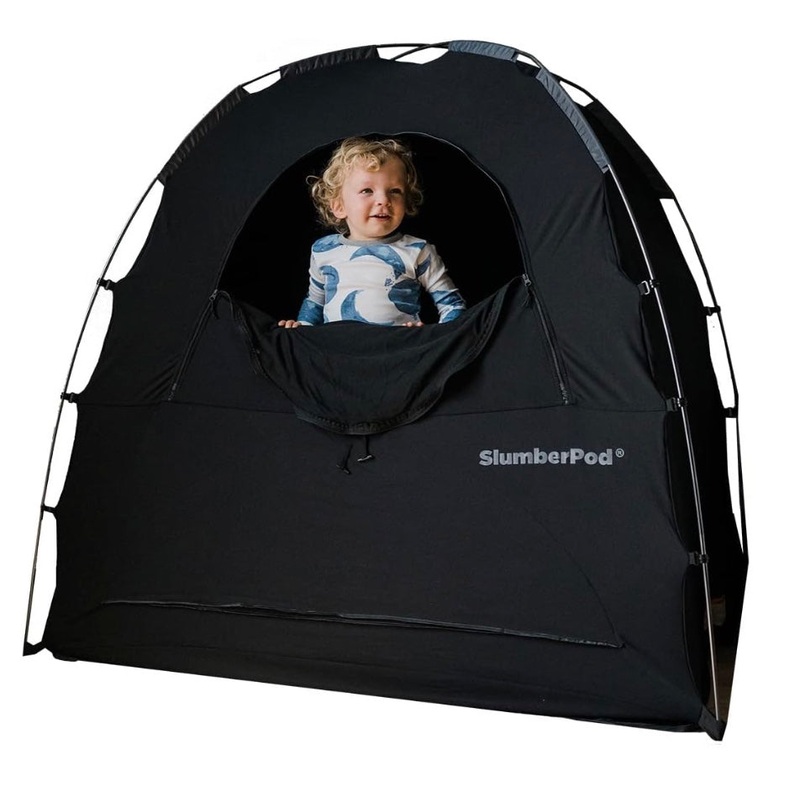 SlumberPod 3.0 Sleep Canopy, Black with Gray Accents