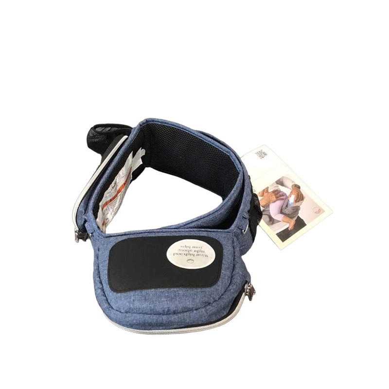TushBaby Hip Baby Carrier, Chambray