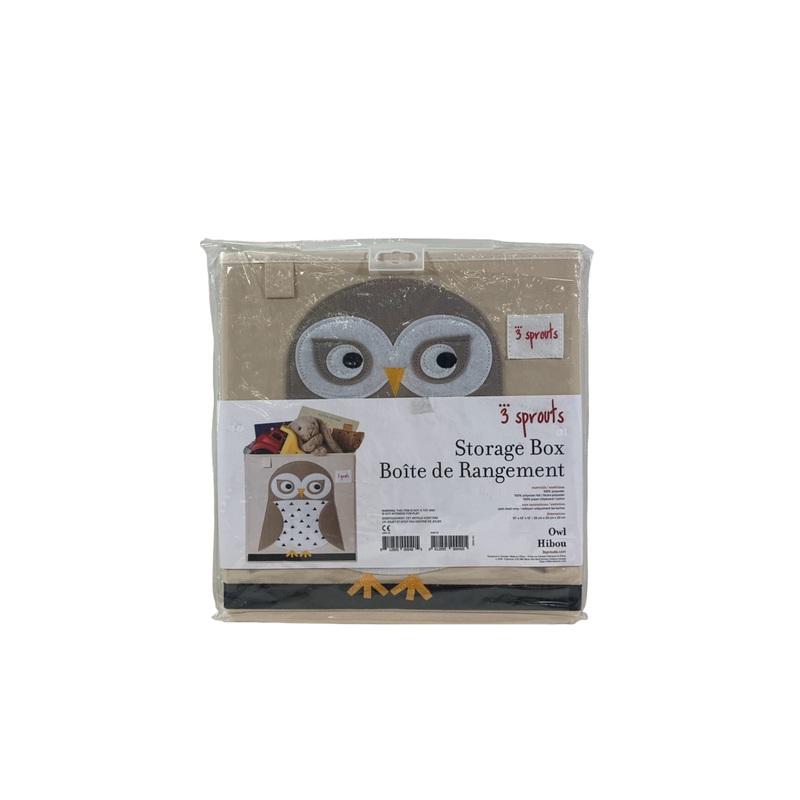 3 Sprouts Storage Box, Owl