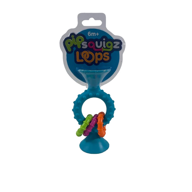 Fat Brain Toys pipSquigz Loops, Teal, 1 Count