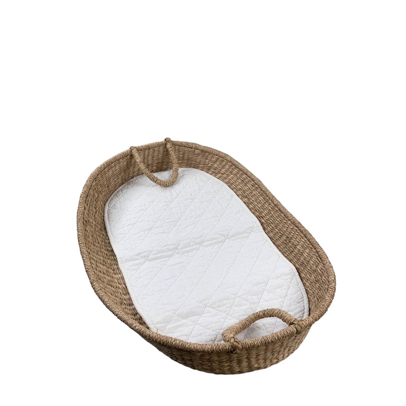 Olli Ella Reva Seagrass Changing Basket