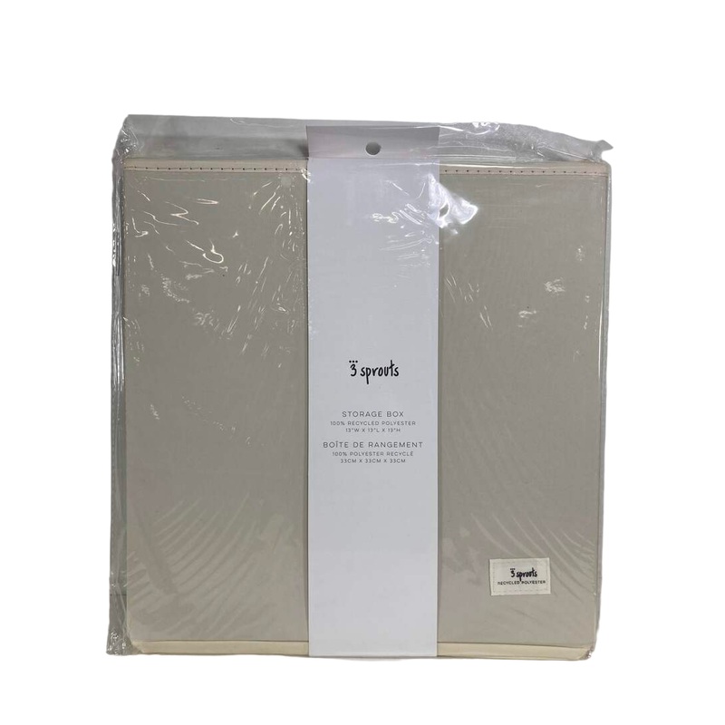 3 Sprouts Storage Box, Light Gray