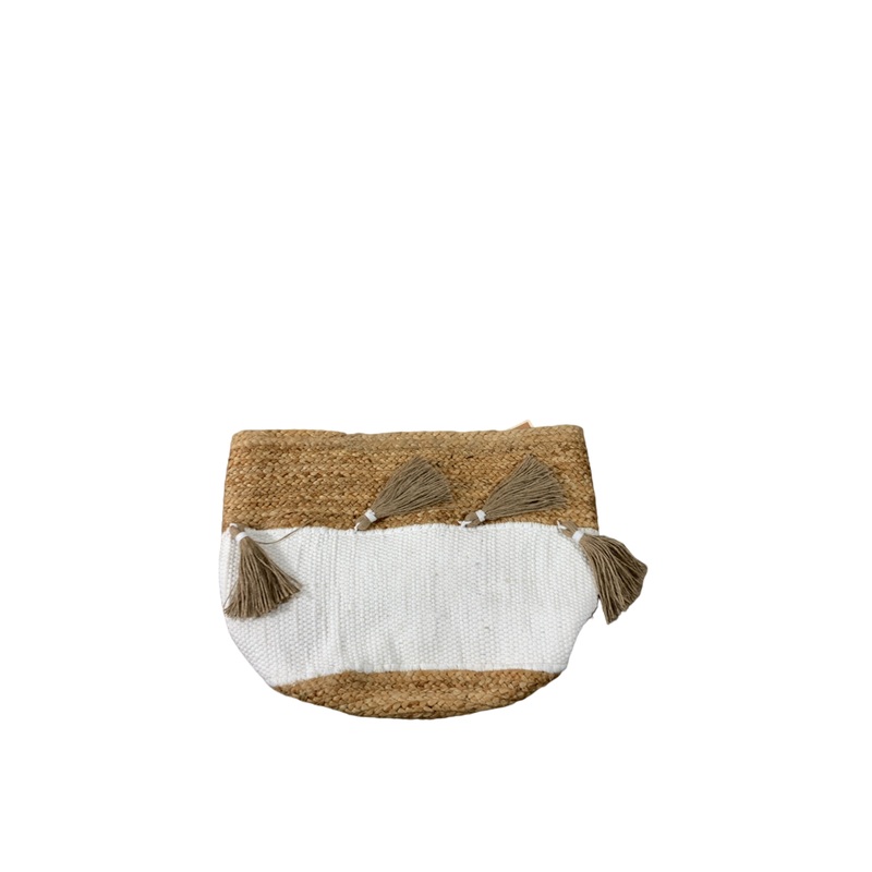 Crane Baby Cotton And Jute Storage Bin