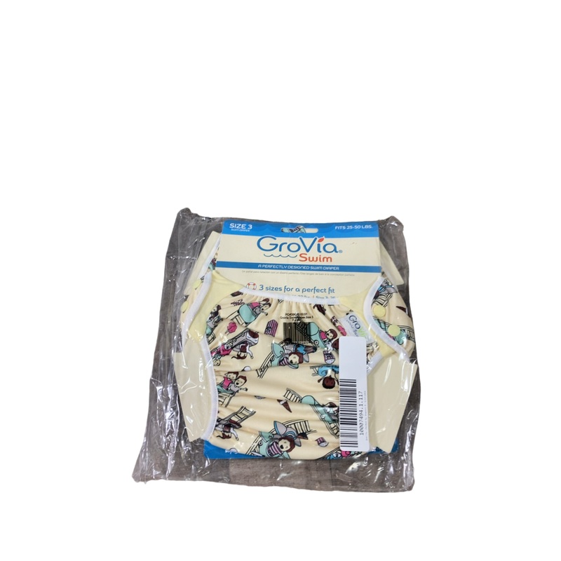 GroVia Swim Diaper, Size 3 (25-50lbs), Funfair