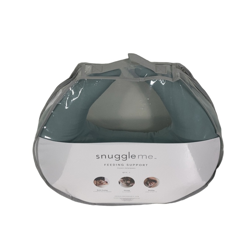 Snuggle Me Organic Feeding And Support Pillow, Slate