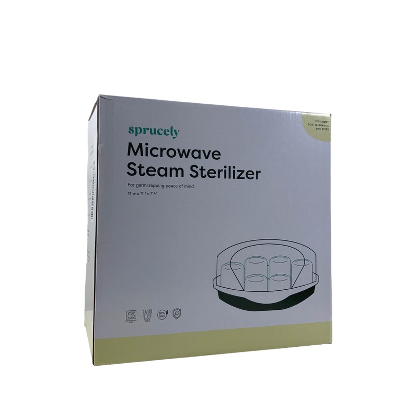 Sprucely Microwave Steam Sterilizer