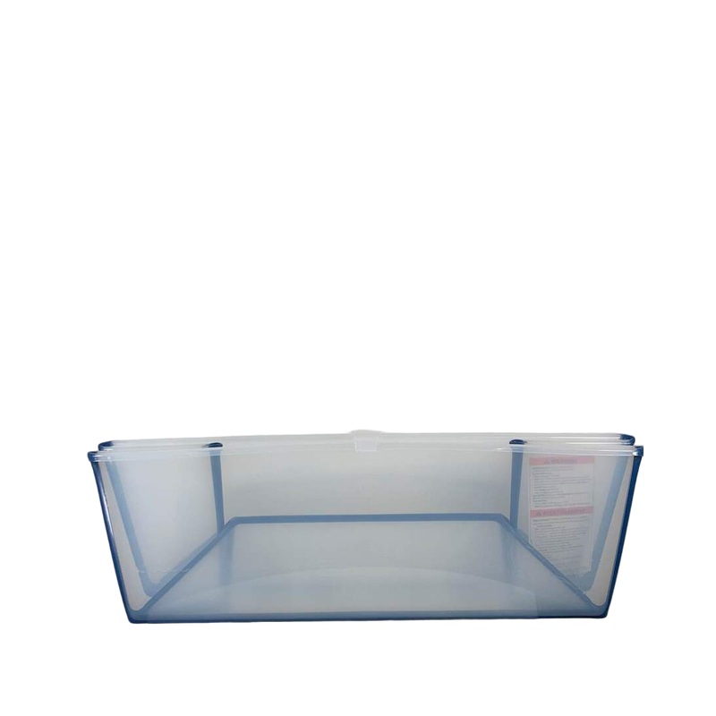 Stokke Flexi Bath Foldable Baby Bathtub, Transparent Blue, XLarge