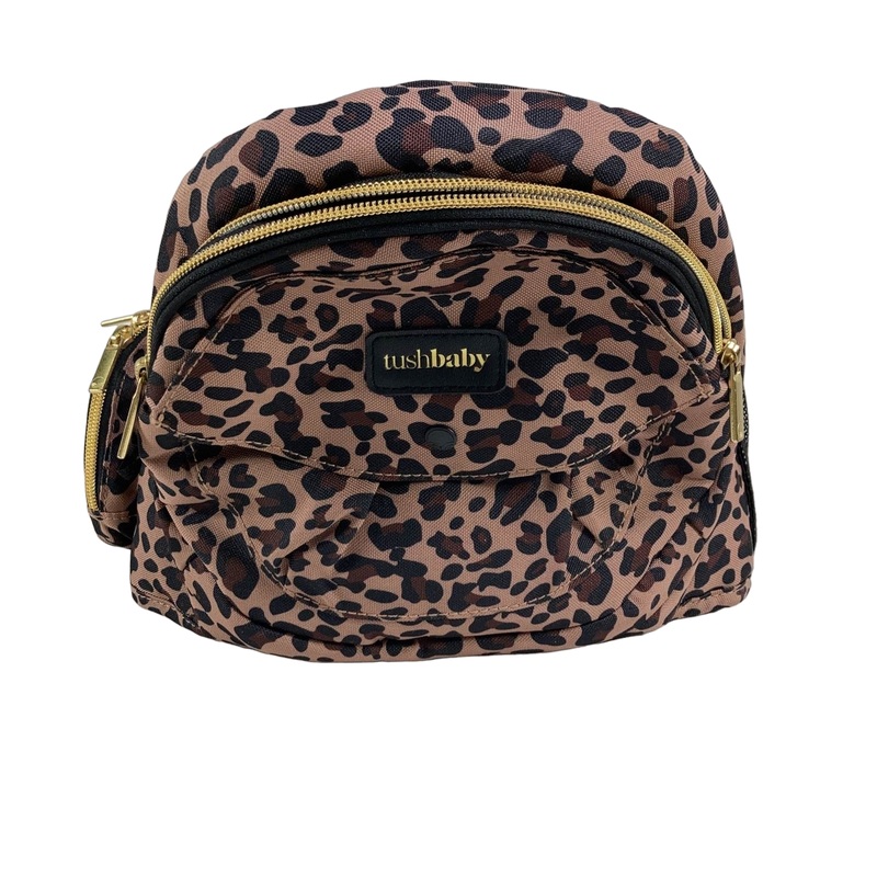 TushBaby Hip Baby Carrier, Leopard