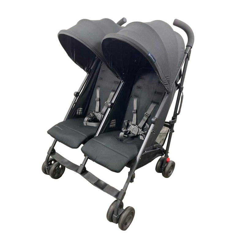 UPPAbaby G-Link V2 Double Stroller, 2022, Jake (Black)