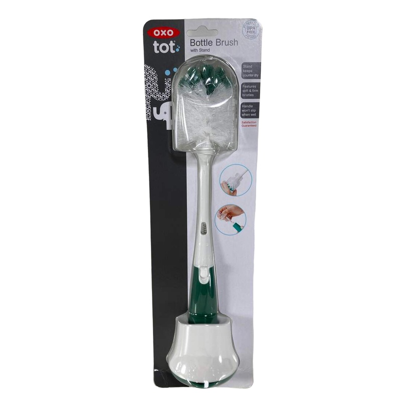 OXO Tot Bottle Brush with Stand, Sage