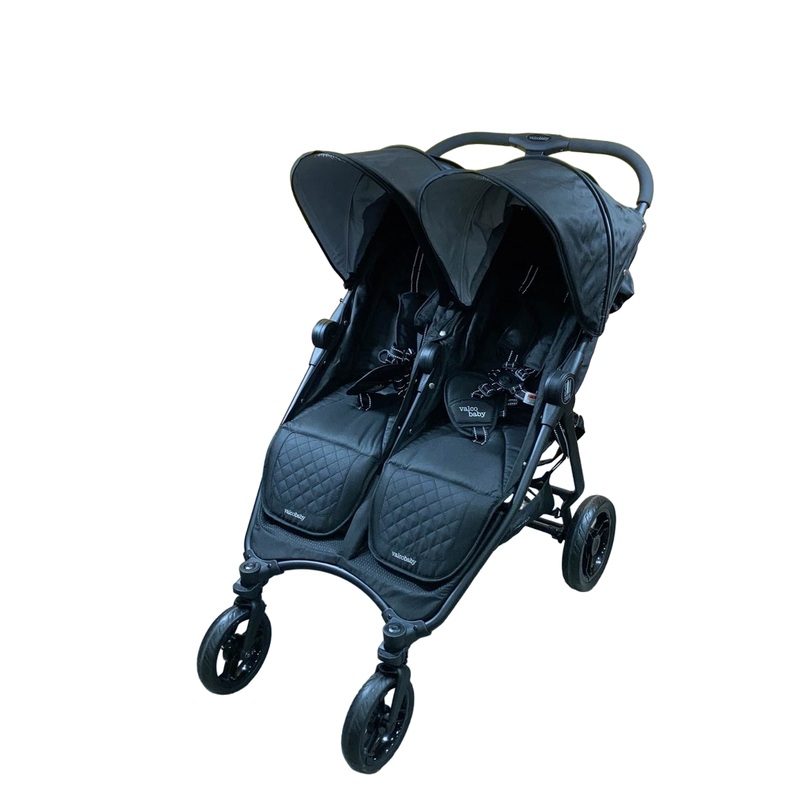 Valco Baby Slim Twin Stroller, 2022, Licorice Black