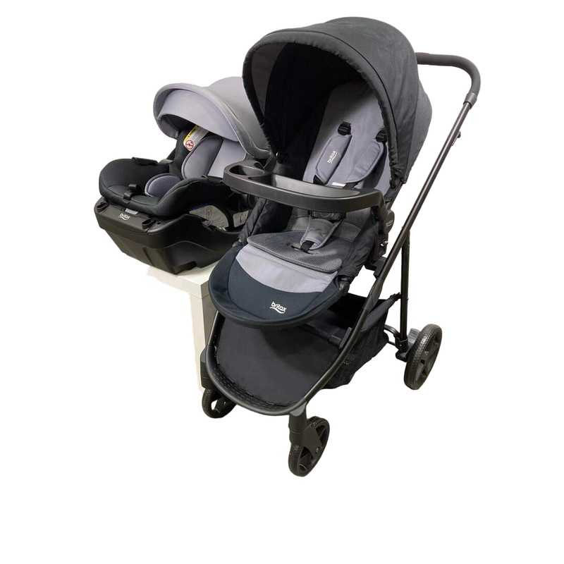 Britax Willow Brook S+ Travel System, 2023, Graphite Onyx