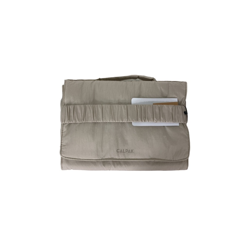 Calpak Portable Changing Pad Clutch, Oatmeal