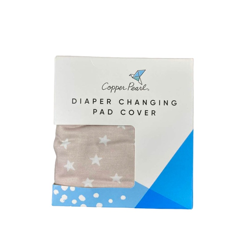 Copper Pearl Diaper Changing Pad Cover, Twinkle