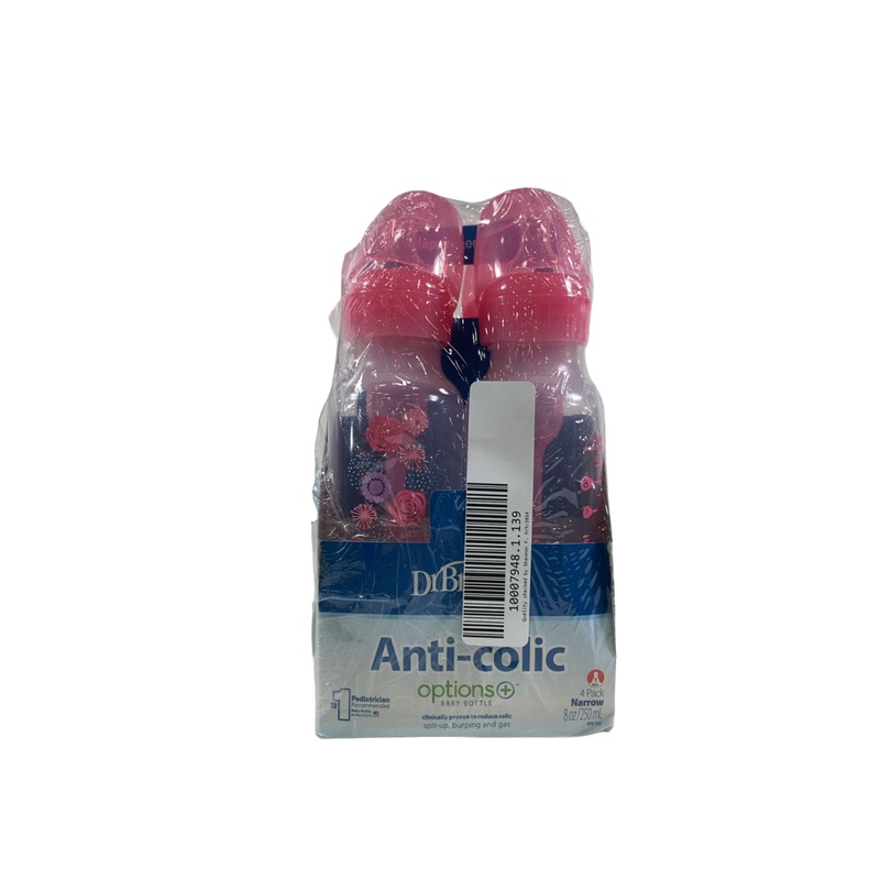 Dr. Brown’s Options+ Anti-Colic Narrow Bottles 2-Pack, Pink