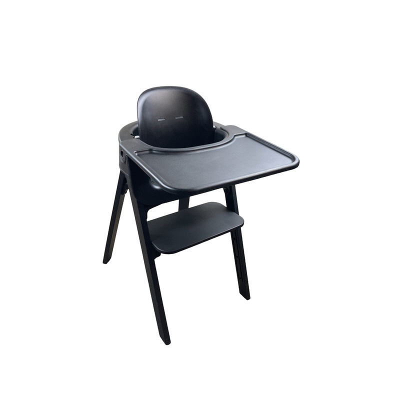 Stokke Steps High Chair, Black Seat with Black Legs