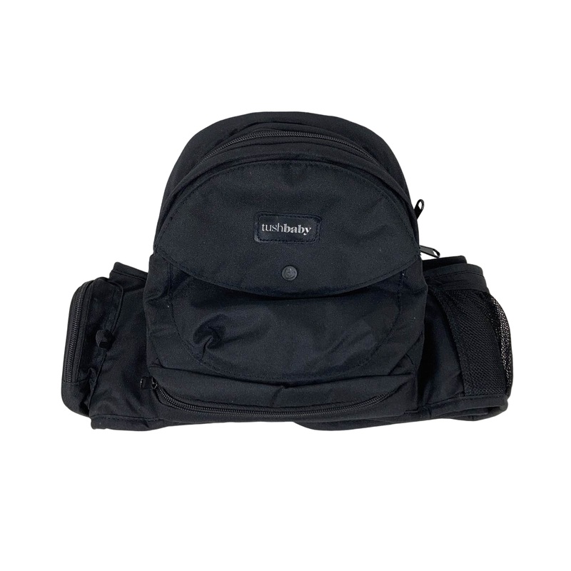 TushBaby Hip Baby Carrier, Black