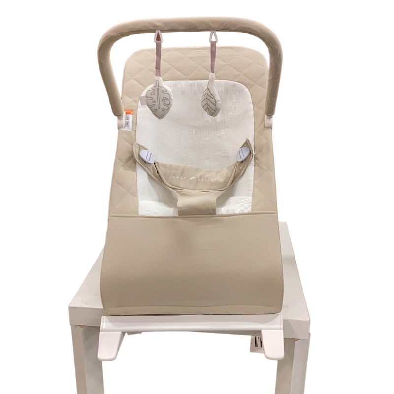 Baby Delight Go With Me Alpine Deluxe Portable Bouncer, Organic Oat