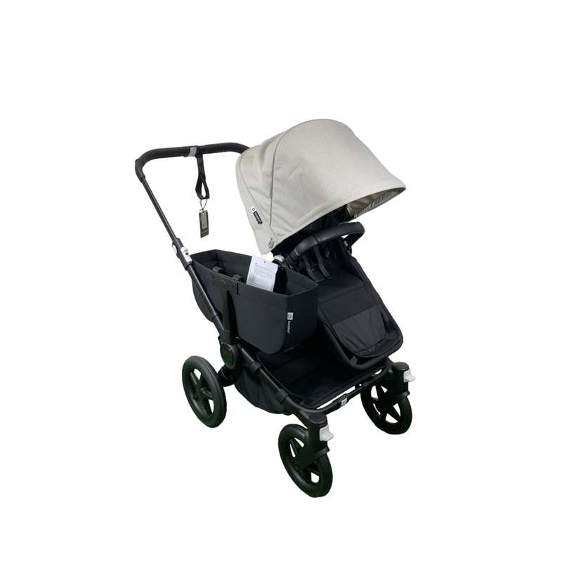 Bugaboo Donkey 5 Mono Stroller, 2024, Black, Midnight Black, Misty White