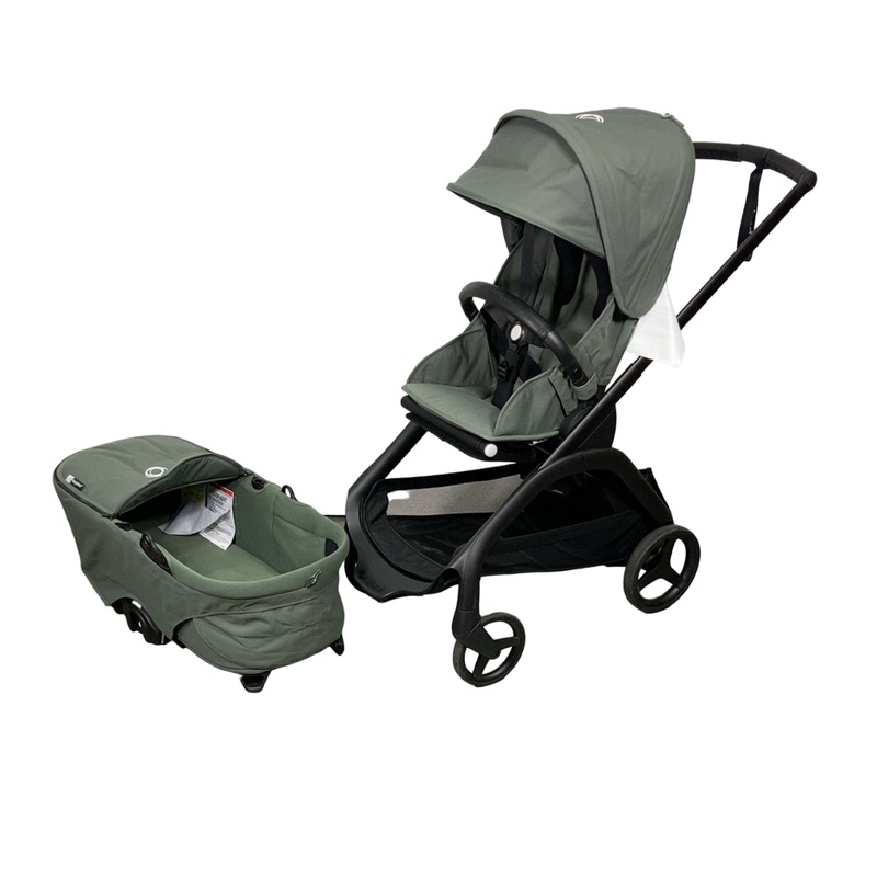 Bugaboo Dragonfly Bassinet and Seat Stroller, Forest Green, Forest Green, Black, 2023