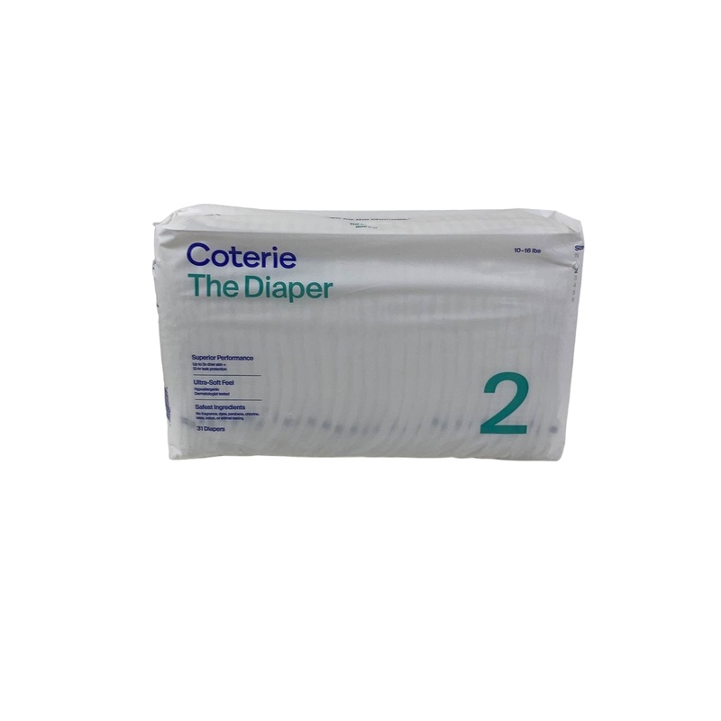 Coterie Size 2 Diapers, 31 Count