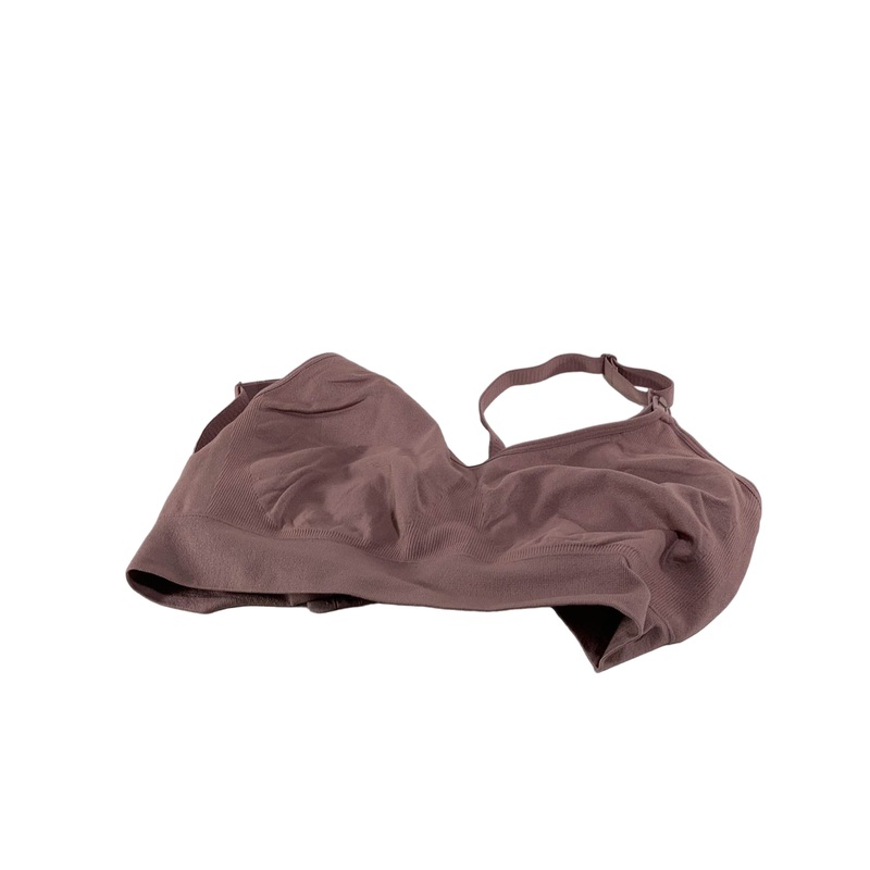 Ingrid & Isabel Basics Seamless Maternity Sports Bra, Large, Mauve
