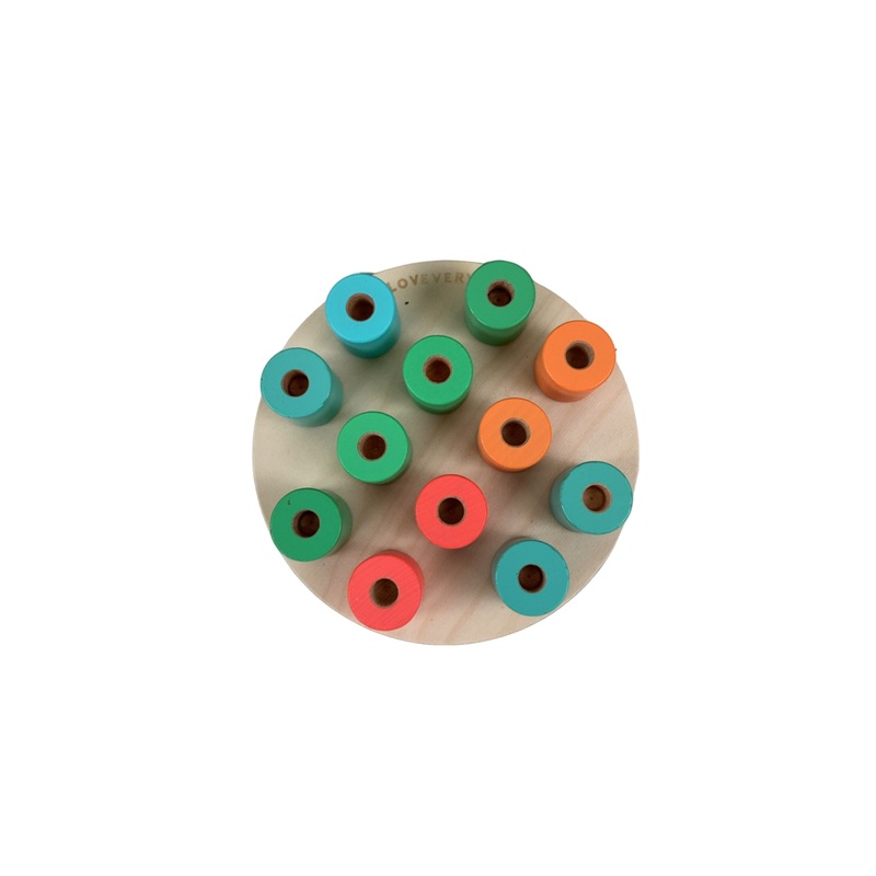 Lovevery Wooden Stacking Peg Board