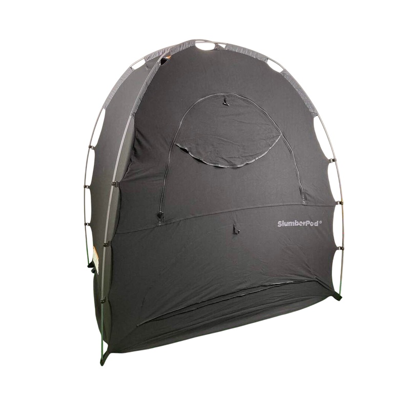 SlumberPod 3.0 Sleep Canopy, Black with Gray Accents