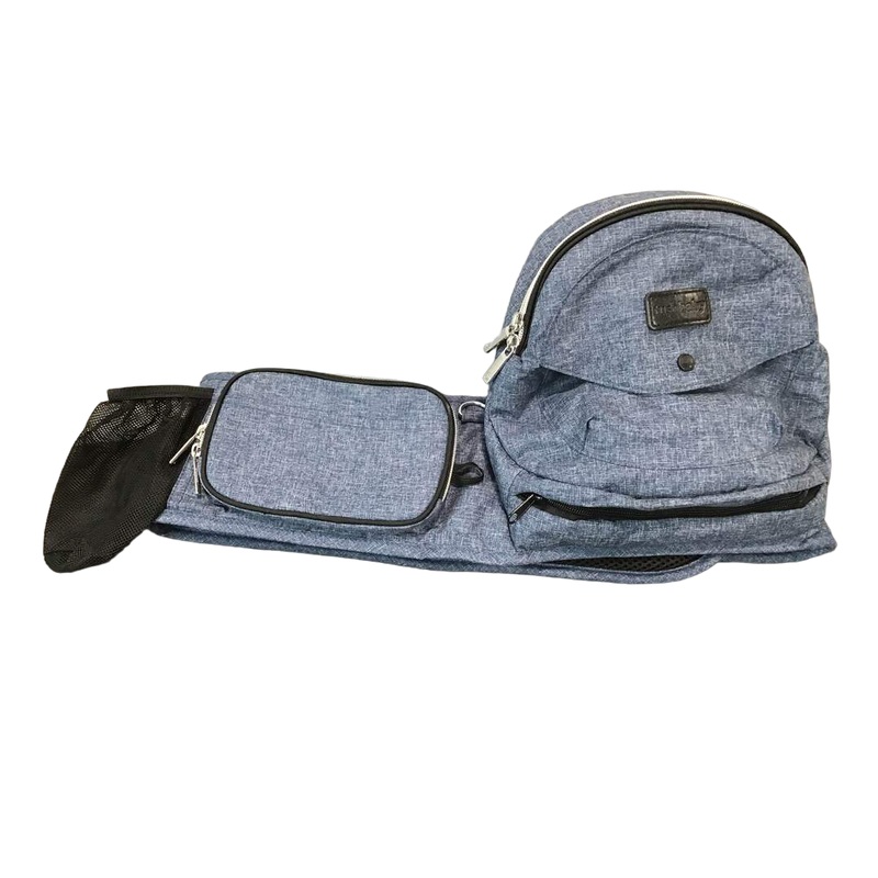 TushBaby Hip Baby Carrier, Chambray