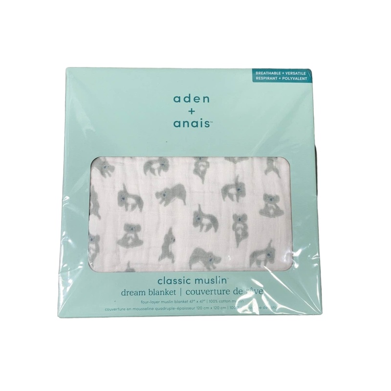 Aden + Anais Muslin Dream Blanket, Zen Koalas