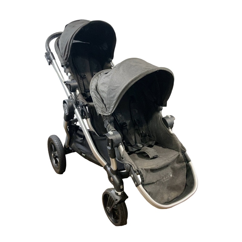 Baby Jogger City Select Double Stroller, 2016, Jet