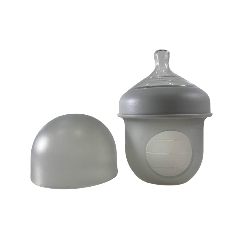 Boon Nursh Bottle, Slow, Grey, 4oz