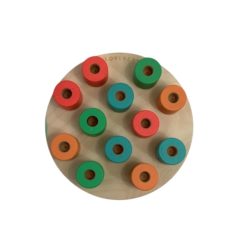 Lovevery Wooden Stacking Peg Board