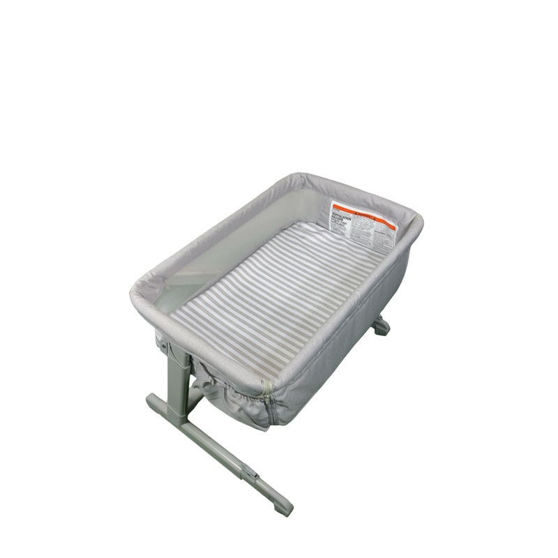 Baby Gap Bedside Bassinet, Grey Stripes