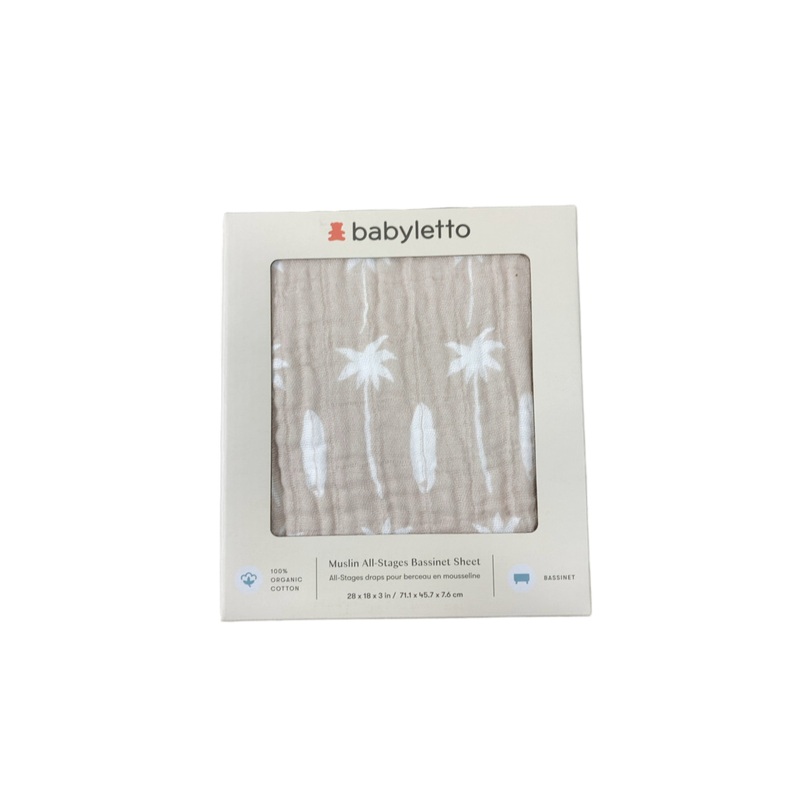 Babyletto All-Stages Bassinet Sheet, Beach Bum