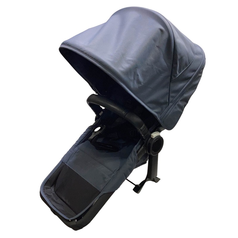 Bugaboo Donkey 5 Duo Extension Set, with Canopy, Stormy Blue, Stormy Blue, Black, 2023
